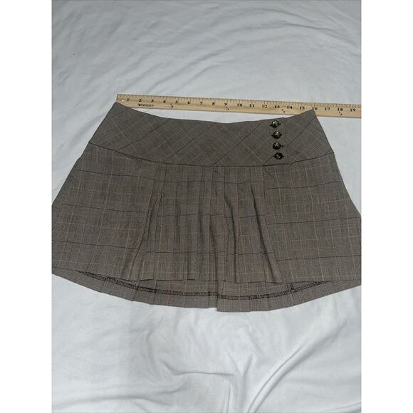 Y2K Juniors Sz 13 Micro Mini Plaid School Girl Skirt - Picture 9 of 13